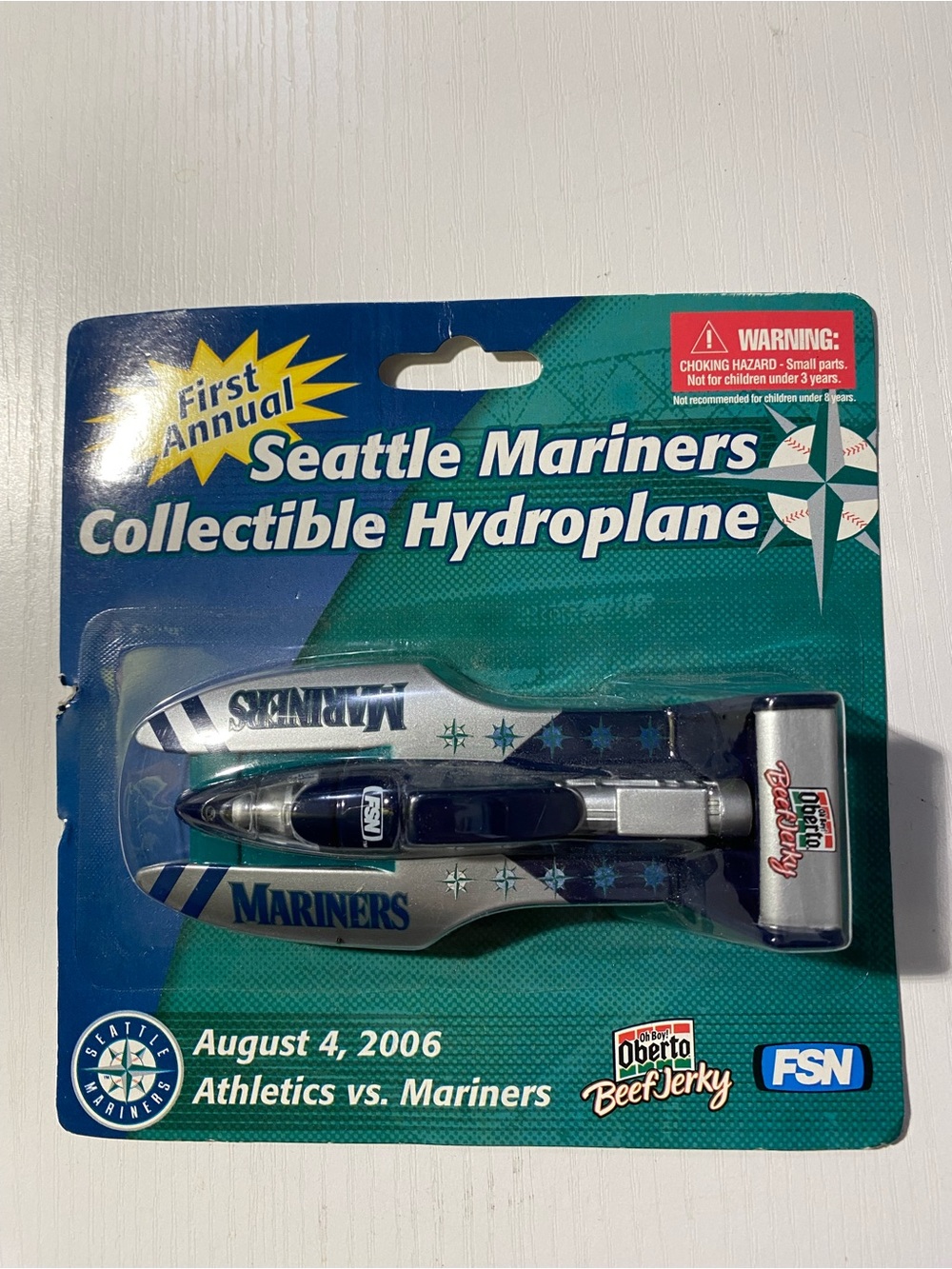 2006 Seattle Mariners Oberto Hydroplane SGA First Annual Giveaway Boat New